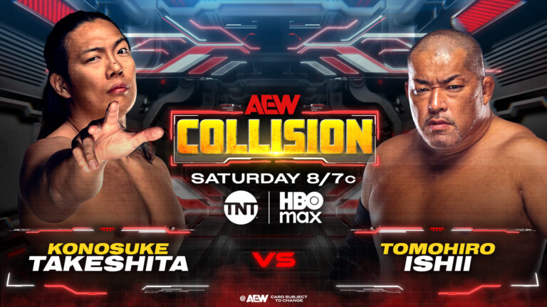 AEW Collision Preview, Start Time, How To Watch (8/23): Konosuke Takeshita vs. Tomohiro Ishii