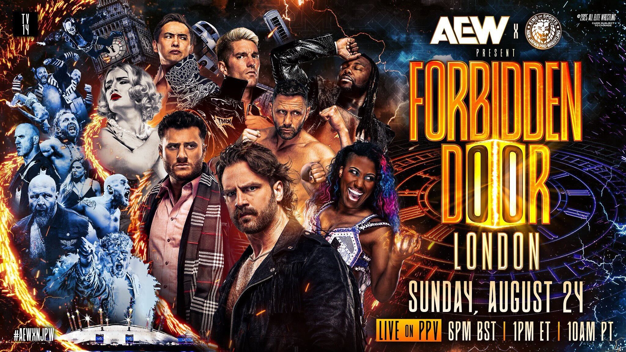 AEW x NJPW Forbidden Door Results (8/24/2025): Hangman Page vs. MJF, Hiroshi Tanahashi, More