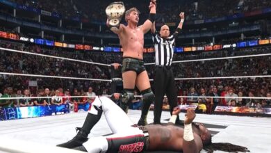 Kazuchika Okada Successfully Defends AEW Unified Title Against Swerve Strickland At AEW x NJPW Forbidden Door