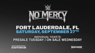WWE NXT No Mercy Announced For September 27