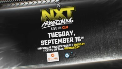 WWE NXT Homecoming To Take Place On September 16 From Full Sail