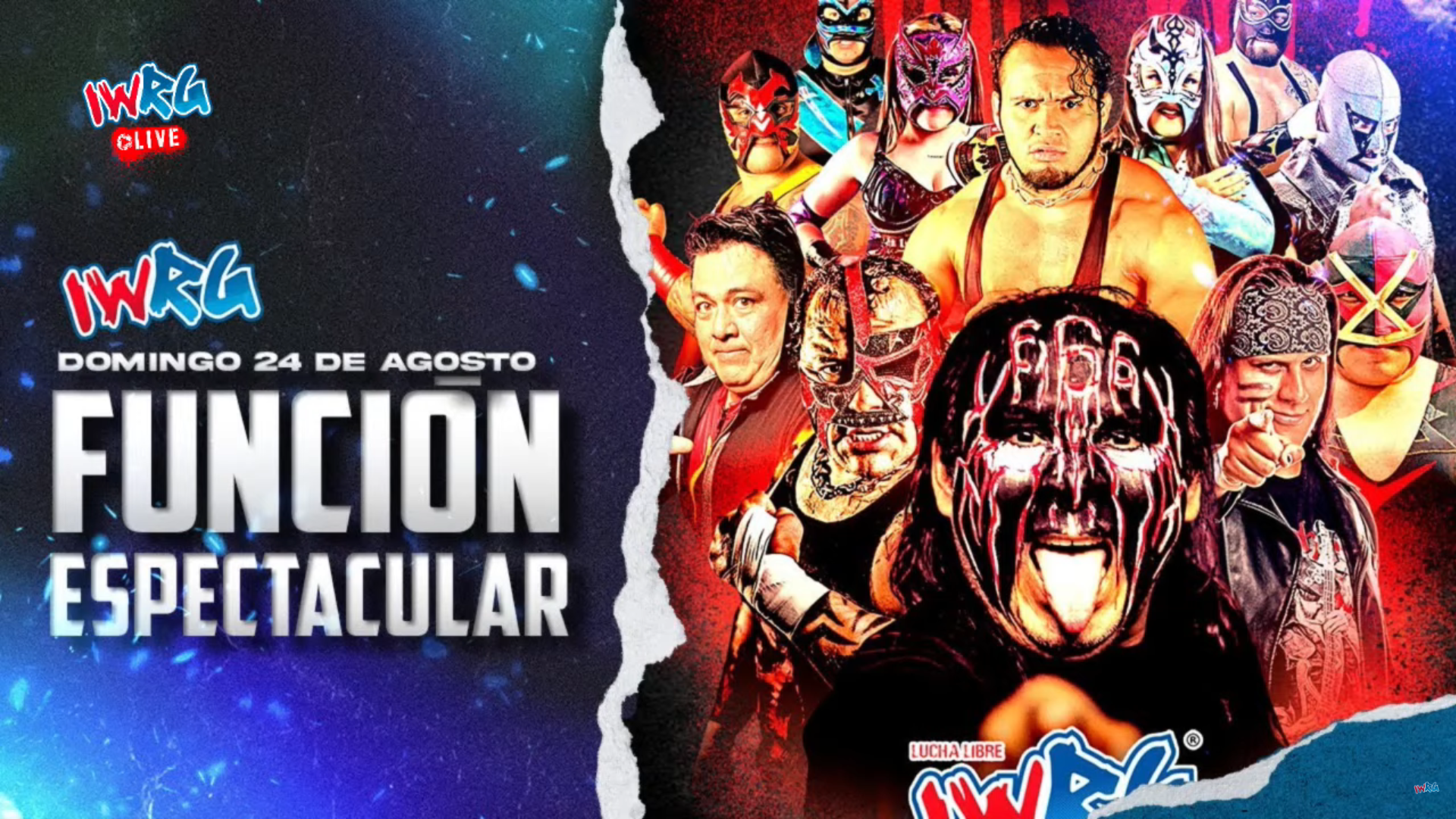 IWRG Función Espectacular Stream & Results (8/24/2025): Damian 666 & Hell Boy vs. Dinastia Morgan, More