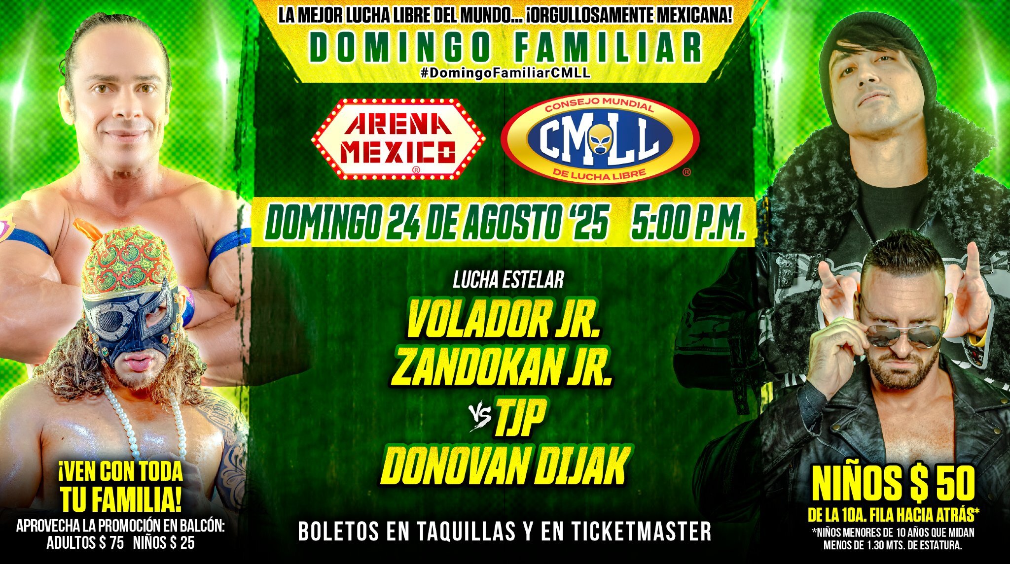 CMLL Domingo Familiar (8/25/2025)