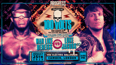 PROGRESS Chapter 183: Hundred Volts Results (8/25): Man Like DeReiss And Luke Jacobs Meet In TLC Match