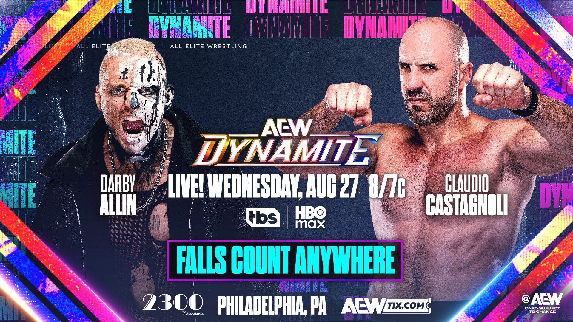 darby allin claudio castagnoli aew dynamite 8/27