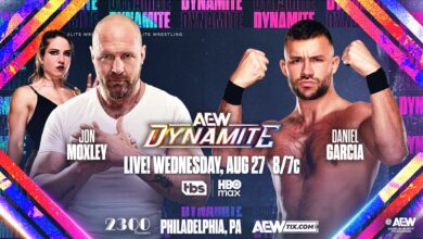 Jon Moxley vs. Daniel Garcia, Darby Allin vs. Claudio Castagnoli, More Added To 8/27 AEW Dynamite