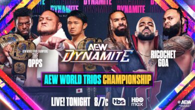 The Opps Defending AEW World Trios Titles Against Ricochet & Gates Of Agony On 8/27 AEW Dynamite