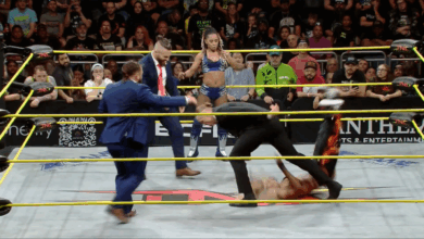 Agent Zero Delivers Clothesline To Mara Sadé On 8/28 TNA iMPACT