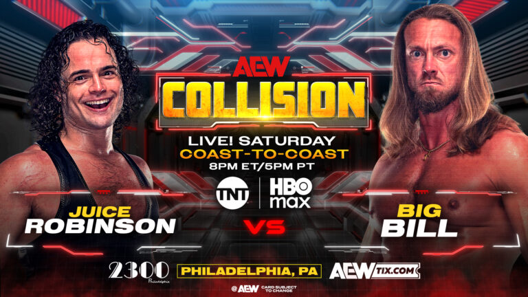 Juice Robinson vs. Big Bill Added To 8/30 AEW Collision