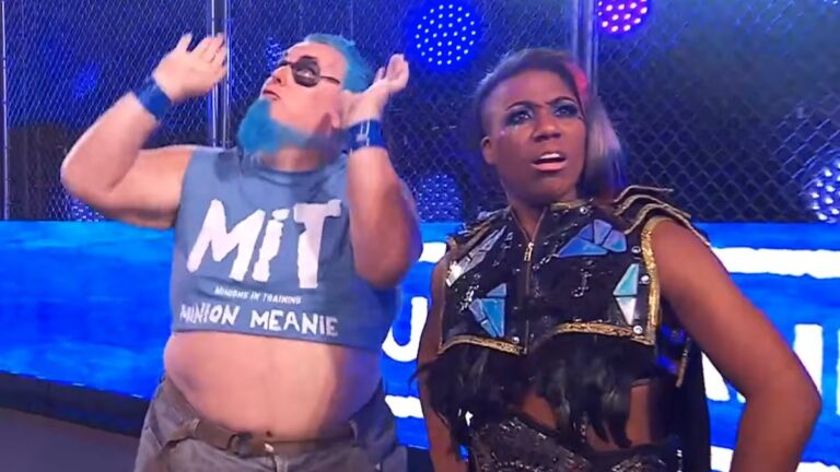 Athena Removes Blue Meanie From Her Entrance At ROH Death Before Dishonor After He Danced With Mina Shirakawa