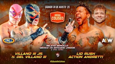 CMLL Sábado De Coliseo Results (8/30/2025)