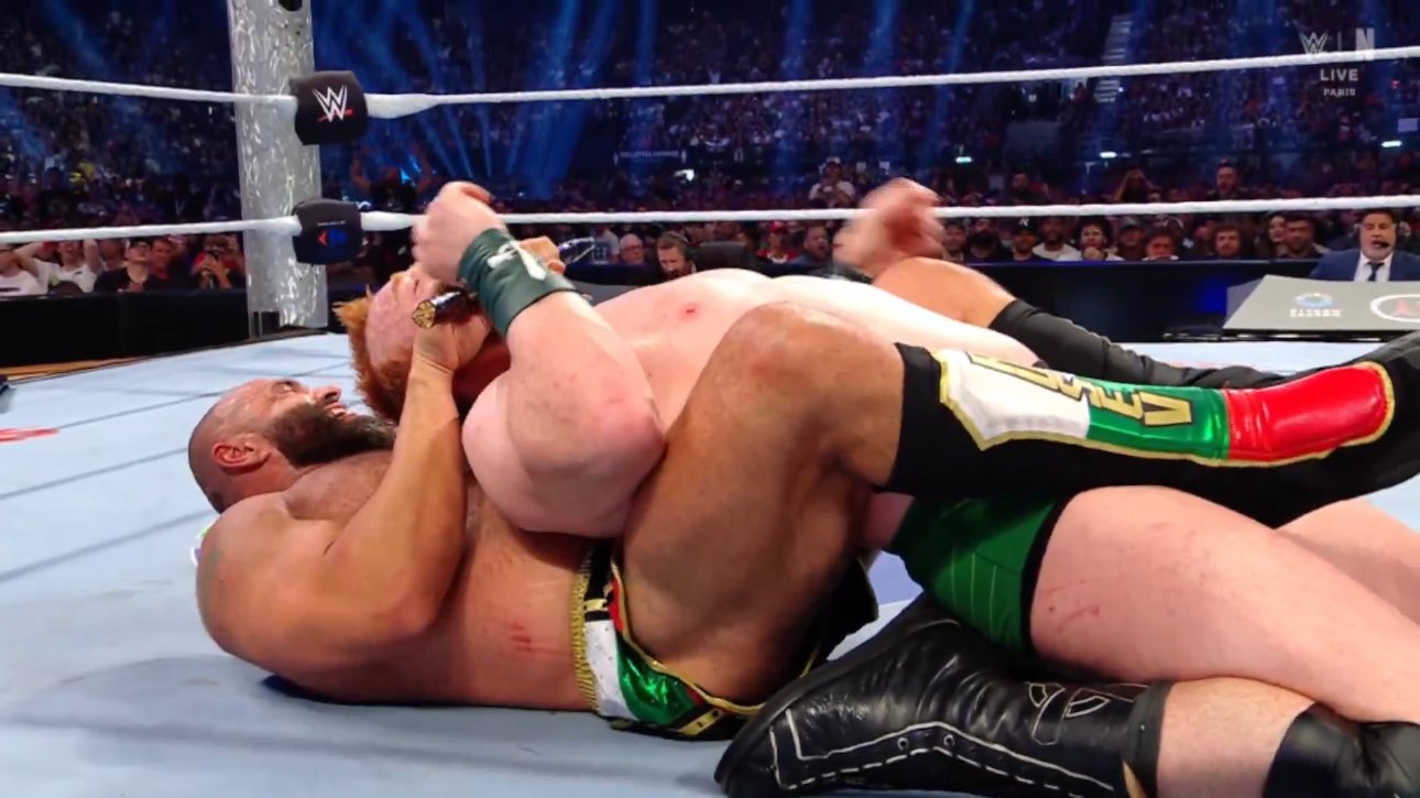 rusev sheamus wwe clash in Paris