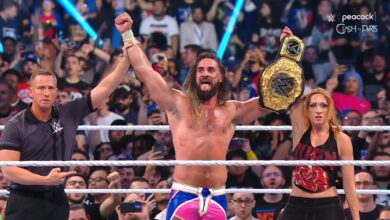 seth rollins becky lynch wwe clash in Paris