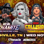 AEW Announce Thanksgiving Eve Dynamite And Thanksgiving Collision Taping For Nashville, TN On 11/26