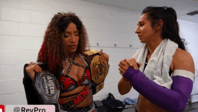 Mercedes Mone Realizes Kanji Holds A Championship, Kanji Hides Resurgence Championship With Towel And Changes Subject