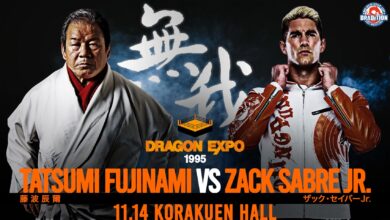 Tatsumi Fujinami Will Face Zack Sabre Jr At DRADITION 2025 DRAGON EXPO 1995〜Muga〜