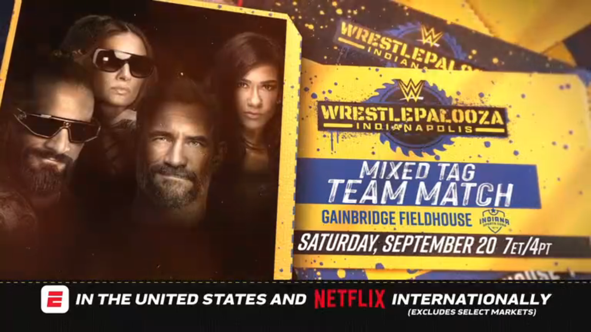 CM Punk AJ Lee Becky Lynch Seth Rollins