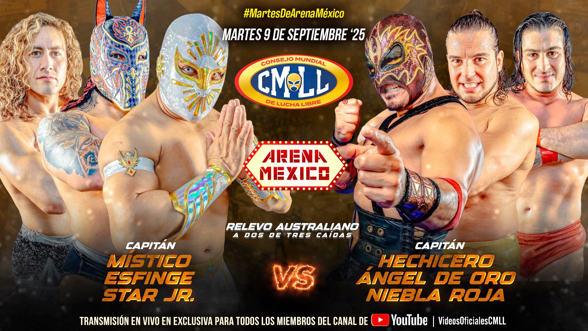 CMLL Martes de Arena Mexico (9/9/2025)
