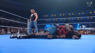 Brock Lesnar Goes Back & Forth With R-Truth aka Ron Cena, Lesnar Delivers F5 To Truth On WWE SmackDown