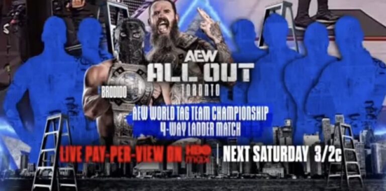 Brodido Defending AEW World Tag Team Titles In Four-Way Ladder Match At All Out PPV