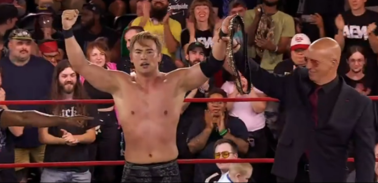 Kazuchika Okada Bests Michael Oku On AEW Collision, Set To Defend AEW Unified Title At All Out PPV