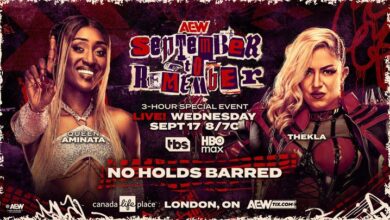 No Holds Barred Stipulation Added To Queen Aminata vs. Thekla At AEW: September To Remember