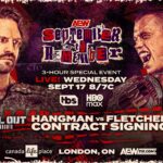 AEW All Out Contract Signing For Hangman Adam Page vs. Kyle Fletcher Taking Place At AEW: September To Remember