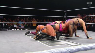 Rhea Ripley And Stephanie Vaquer Hit Double Devil’s Kiss At NXT Homecoming