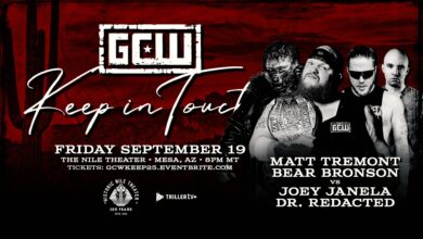 GCW ‘Keep In Touch’ Results (9/19/25): Main Event Tag Match; Oro, Jordan Oliver, Man Like DeReiss In Action