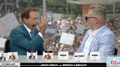 Nick Saban Hits Pat McAfee With ‘You Can’t See Me’ On ESPN College GameDay