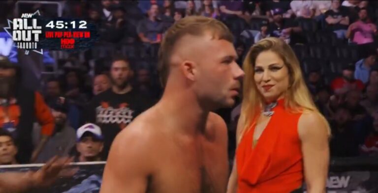 Marina Shafir Assists Daniel Garcia To Victory Over Katsuyori Shibata At AEW Saturday Tailgate Brawl