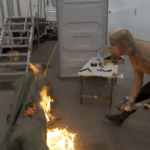 Darby Allin Sets Jon Moxley On Fire At AEW All Out