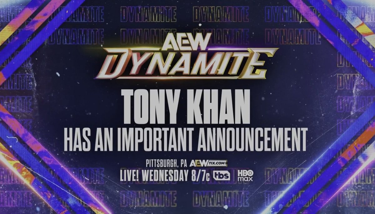tony khan announcement