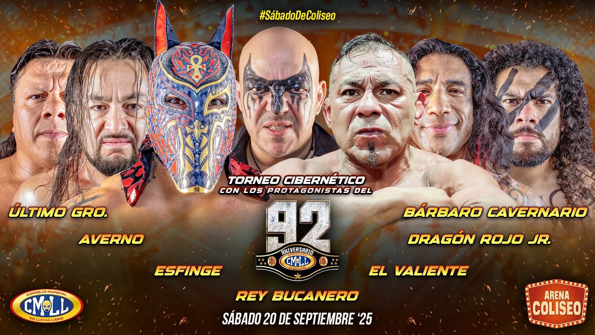 CMLL Sábado de Coliseo (9/20/2025)