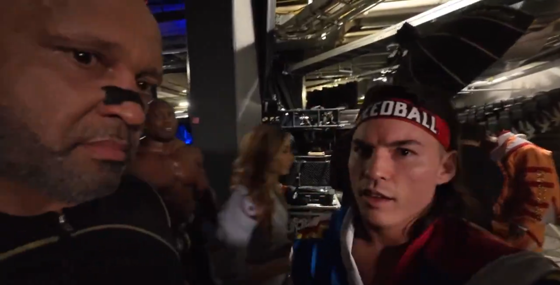 Speedball Mike Bailey And The Hurt Syndicate Beef Continues Backstage At AEW All Out (Or Does It?)