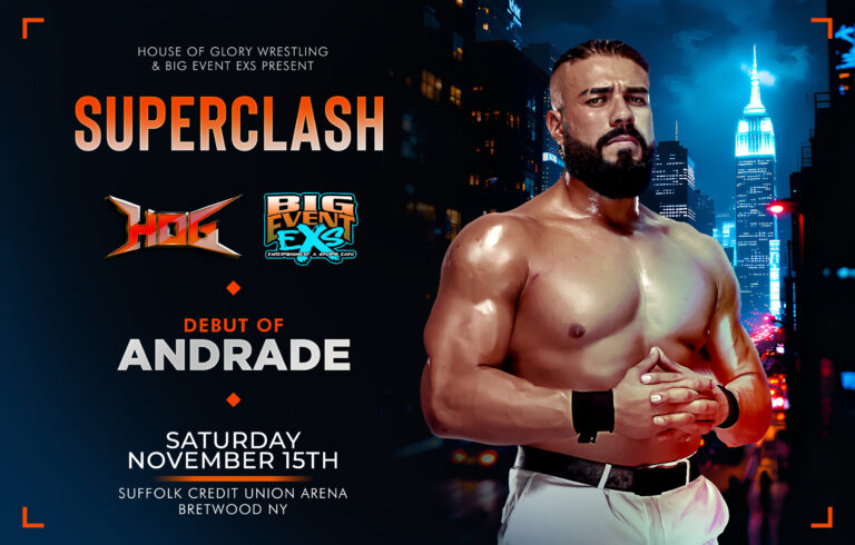 Andrade Gets First Post-WWE Booking, Set For House Of Glory November 15