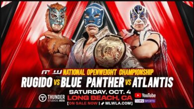 Blue Panther To Defend MLW National Openweight Title At 10/4 MLW TV Taping