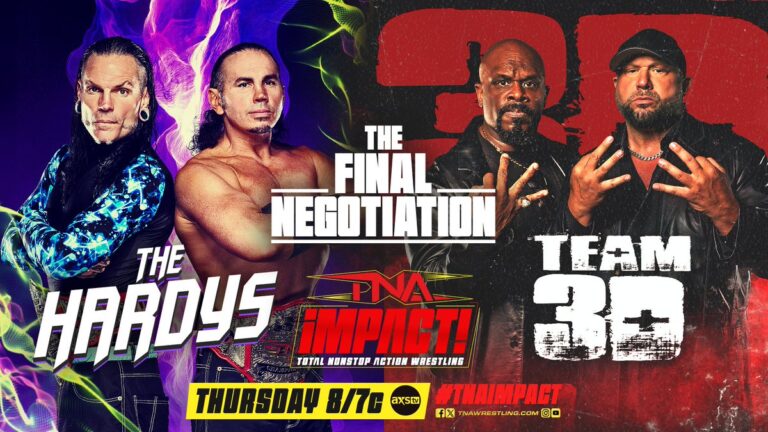 TNA IMPACT! Preview, Start Time, How To Watch (9/25): Hardys And Team 3-D Final Negotiation