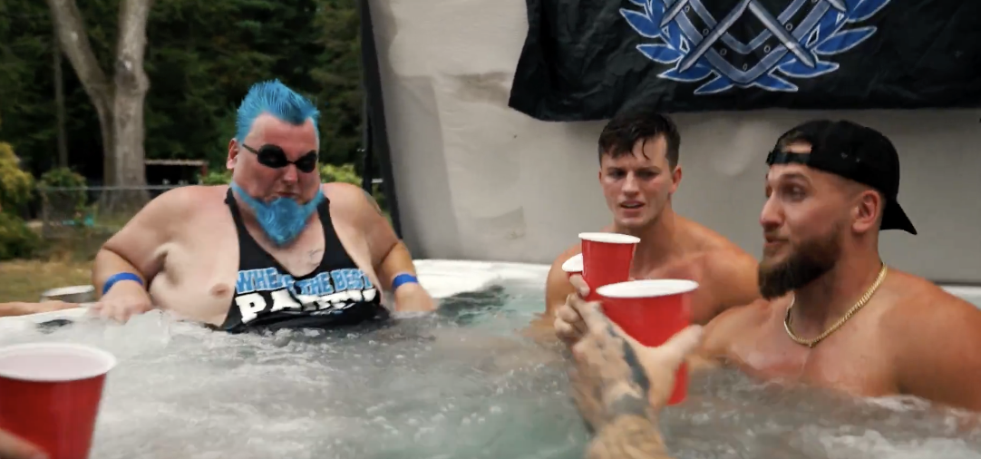 blue meanie frat house