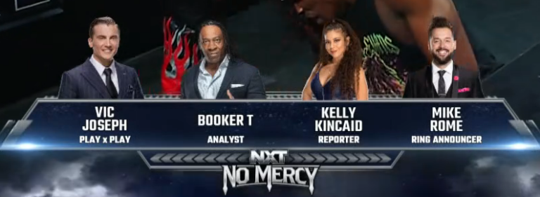 WWE Accidentally Uses Samantha Irvin’s Graphic While Showing NXT No Mercy Broadcast Team