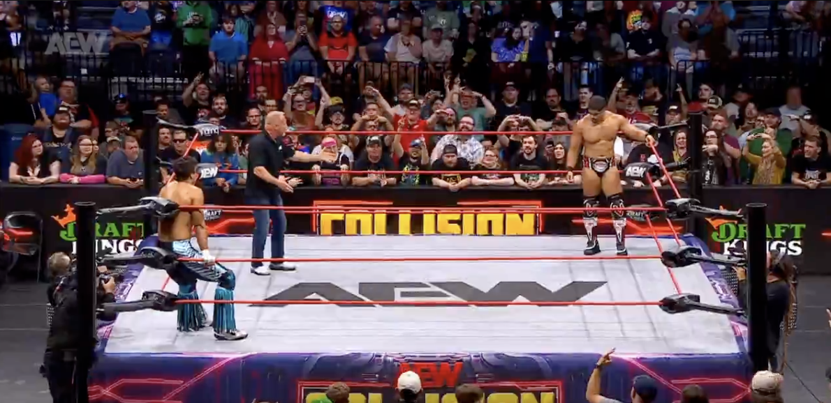 anthony bowens max caster aew collision