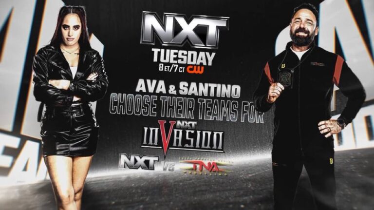 Ava & Santino Marella To Pick Their Invasion Teams, Lash Legend vs. Jaida Parker, Multiple TNA Wrestlers Set For 9/30 WWE NXT