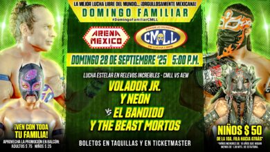 CMLL Domingo Familiar Results (9/28/2025): Volador Jr. & Neón vs. Bandido & The Beast Mortos, More