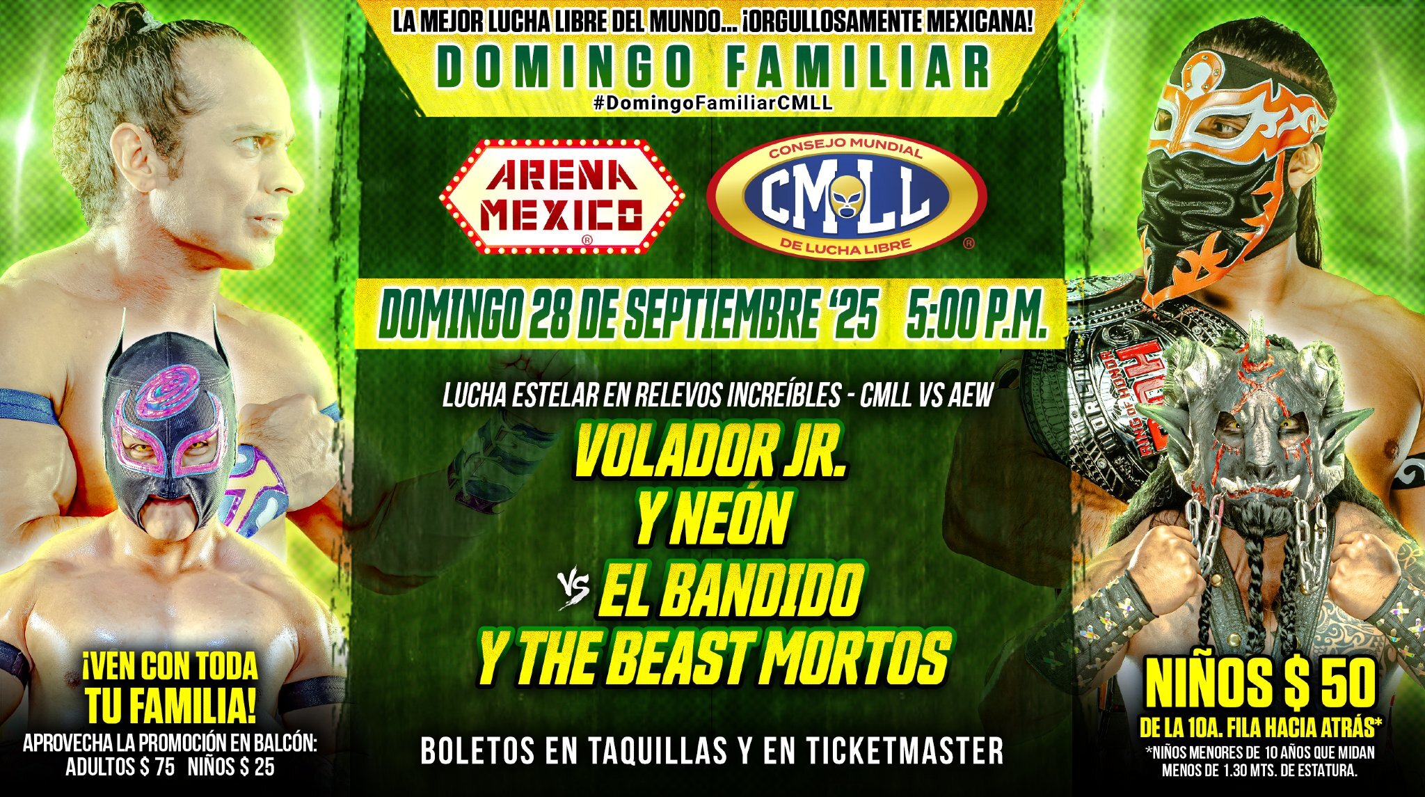 CMLL Domingo Familiar (9/28/2025)