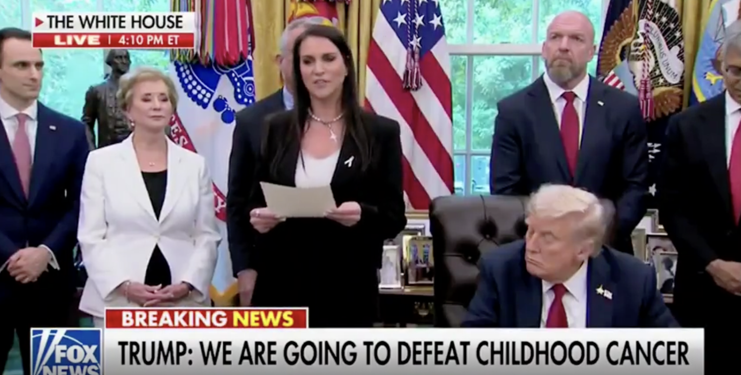 stephanie mcmahon triple h White House