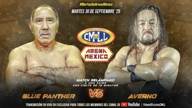 CMLL Martes de Arena Mexico Results (9/30/2025): Blue Panther vs. Averno, More