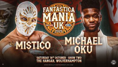 Mistico vs. Michael Oku Set For CMLL x Rev Pro Fantastica Mania UK 2025