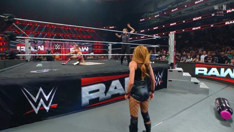 Maxxine Dupri Defeats Becky Lynch Via Countout On WWE Raw, Scores First Raw Singles Win Since July 2023