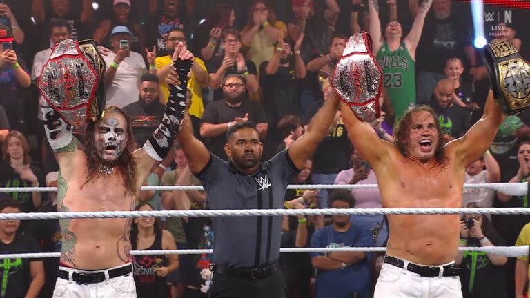 The Hardys Capture NXT Tag Team Titles, Retain TNA World Tag Titles at NXT vs. TNA Showdown