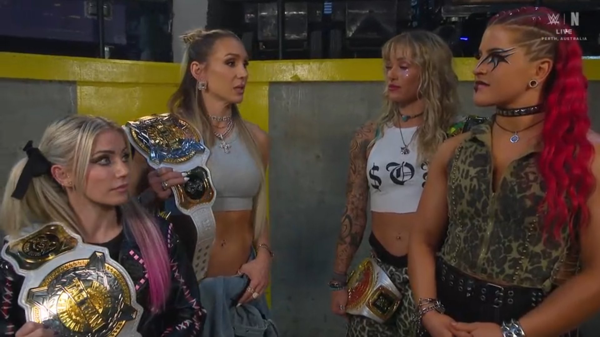 alexa bliss charlotte flair sol ruca zaria